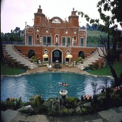 Best Inspirations : Pool Stone Stair With Lounge Chairs Yellow Umbrellas Vintage Italian - Karbonix