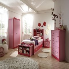 Pretty Kids Bedroom Design In Large Space With Pink Drawer And - Karbonix