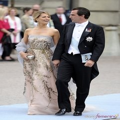 Prince Nicholas Of Greece And His Wife Tatiana Red Carpet Charm - Karbonix