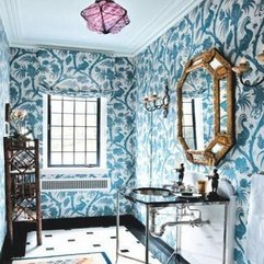 Best Inspirations : Prints Bathroom Bold Wallpaper - Karbonix