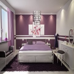 Purple Bedroom Ideas Comfortable Light - Karbonix