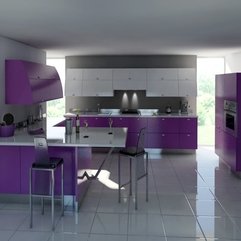 Purple Kitchen Furniture Modern Gray - Karbonix