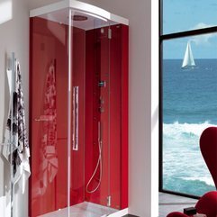 Px Interior Photo Red Shower Cabin For Modern - Karbonix