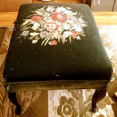 Quick And Easy Antique Ottoman Update - Karbonix