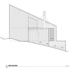 Ranch House Layout Plan West Elevation - Karbonix