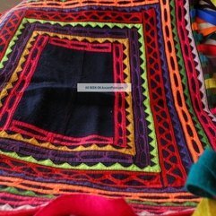 Rare Ethnic Vintage Traditional Colorful Incahuasi Lliclla Manta - Karbonix