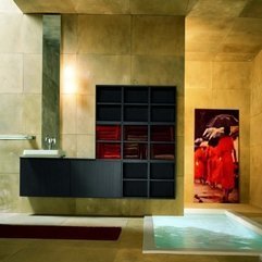 Red Bathroom Design Modern Yellow - Karbonix