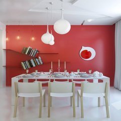 Red Interior Design Of A Small Apartment Home Design Furniture - Karbonix