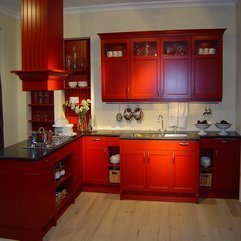 Red Kitchen Ideas Cozy Design - Karbonix