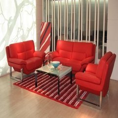 Red Livingroom Elegant Innovative - Karbonix