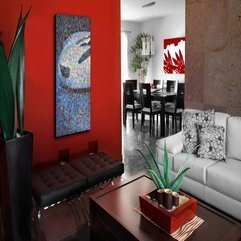 Best Inspirations : Red Livingroom Modern Minimalist - Karbonix