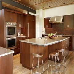 Residence Natural Wooden Kitchen Islhome Design Inspiration Artistic Designing - Karbonix