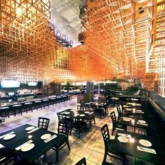 Best Inspirations : Restaurant Designs With Ceiling Installation Views In New York Looks Cool - Karbonix