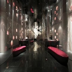 Best Inspirations : Restaurant With Glass Wall Pink Couch Table Also Black Chairs Extraordinary Idea - Karbonix