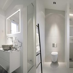 Restroom Interior Design White Office - Karbonix