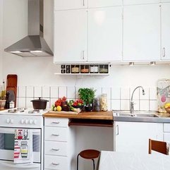 Retro Beautiful Kitchen Apartment Design Picture - Karbonix