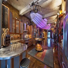 Best Inspirations : Retro Futuristic Steampunk Loft Apartment In New York - Karbonix