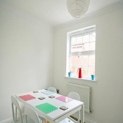 Retro White Dining Room Design Trend Decoration - Karbonix