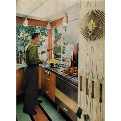 Retro Wood Cabinet For Retro Style Kitchen Looks Exquisite - Karbonix