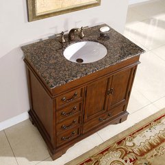 Riverbank Bathroom Single Sink Vanity Silkroad Exclusive - Karbonix