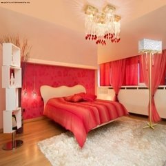 Romantic Bedroom Design Decorating Ideas Pink Red White Color - Karbonix