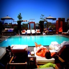 Rooftop Pool Sls Hotel Glamour - Karbonix