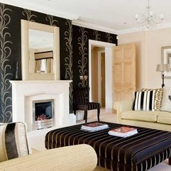 Room Decor With Fireplace Glamorous Black - Karbonix