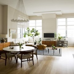 Best Inspirations : Room Decorated With White Brown Furnitures Green Plants Small Living - Karbonix