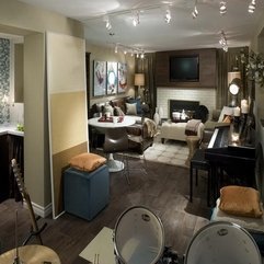 Room Decorating Ideas Contemporary Basement - Karbonix