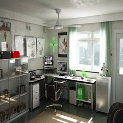Room Design Idea White Study - Karbonix