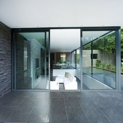 Room Interior Inside Transparent Glazed Door White Living - Karbonix