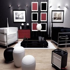 Room Trestle Desk With Amazing Black And White Color Combination Impressive Manga - Karbonix