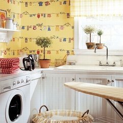 Room Wallpapers Thibaut Laundry - Karbonix