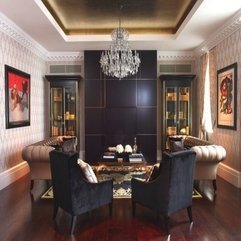 Room With Black Armchair Luxury Living - Karbonix