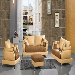 Room With Three Sofas In Brown Makes Your Room Comfort Living - Karbonix