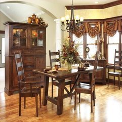 Best Inspirations : Rooms With Wood Cabinets Country Dining - Karbonix