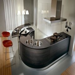 Best Inspirations : Rounded Countertops Modern Kitchen - Karbonix