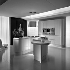 Best Inspirations : Rounded Kitchen Style With Serene Lighting Tricks Remarkable Modern - Karbonix