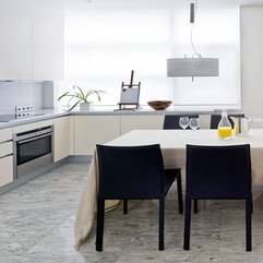 Russian Minimalist Apartment Decolieu Studio Design Kitchen - Karbonix