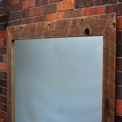 Best Inspirations : Saw Marks Rustic Framed Mirror Natural Radial - Karbonix