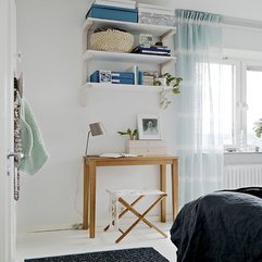 Scandinavian Apartment Deco Desk Of Bedroom Stunning Interior - Karbonix