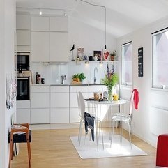 Scandinavian Kitchen Design White Color - Karbonix