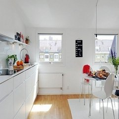 Best Inspirations : Scandinavian Style Kitchen Designs White Color - Karbonix