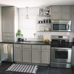 Best Inspirations : Schemes With Gray Cabinet Color - Karbonix