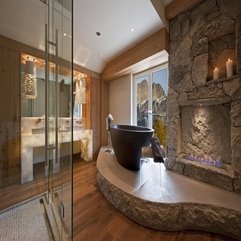 Sharp Bathroom Design With The Touch Of Natural Stone Marble - Karbonix