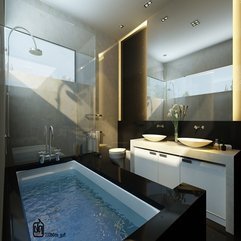 Best Inspirations : Sharp Decor For Contemporary Designer Bathrooms Blend Architecture - Karbonix