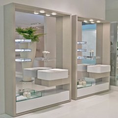 Shelving Design Dazzling Bathroom - Karbonix