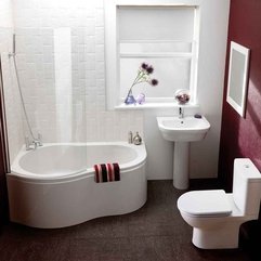 Shower With Small Bathtub Semi Minimilist - Karbonix