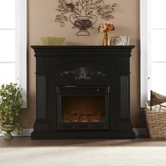 Best Inspirations : Sicilian Harvest Black Electric Fireplace - Karbonix