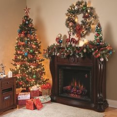 Best Inspirations : Simple Christmas Mantel Decorating Ideas Classic Wonderful - Karbonix
